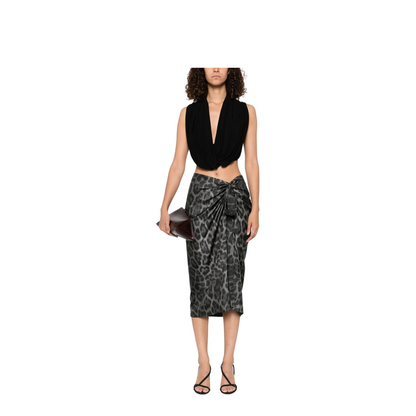 Silk Midi Skirt - Image 2