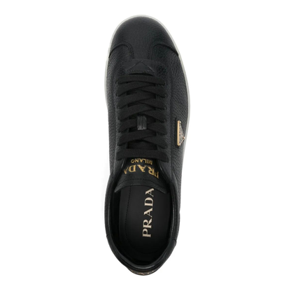 Lane Grained Leather Sneakers - Image 4