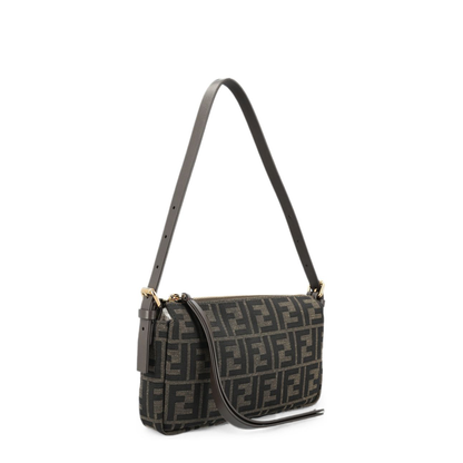 Small Calf Leather Bag - Brown - Image 1