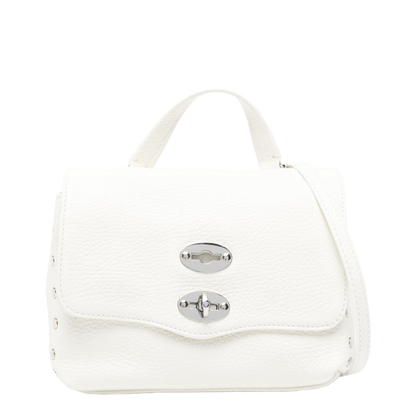 Postina Daily Baby Leather Handbag White - Image 1