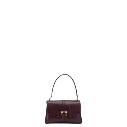 Leather Handbag Maroon - Image 1