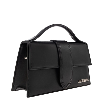 The Bambino Large Cow Leather Top-Handle Bag - Noir - Image 4