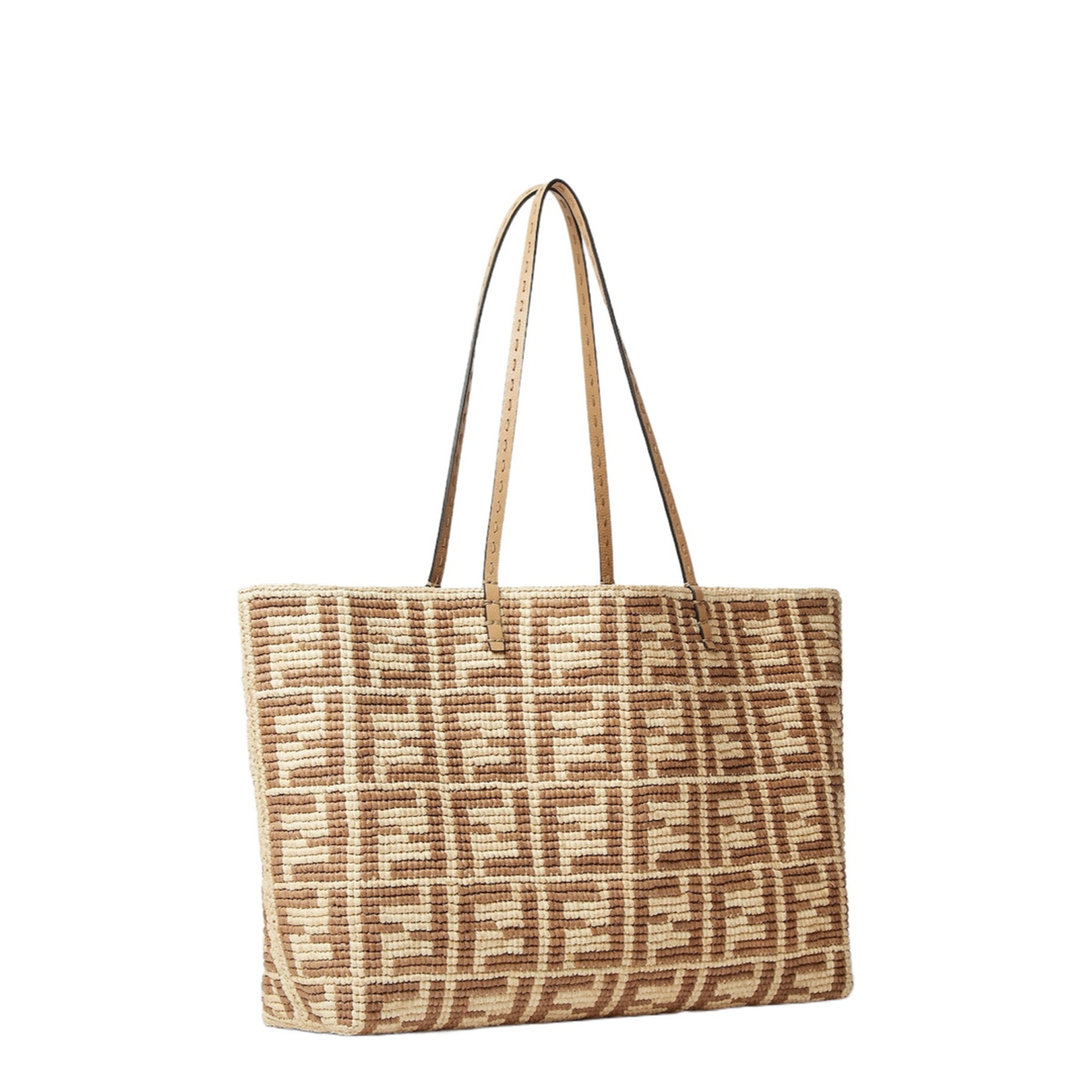 Roll Small Canvas Shopper Bags - Tan - Image 2