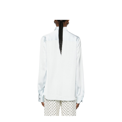 Women's Long Sleeve Shirt White - Image 4