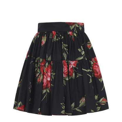 Cotton Mini Skirt - Image 2