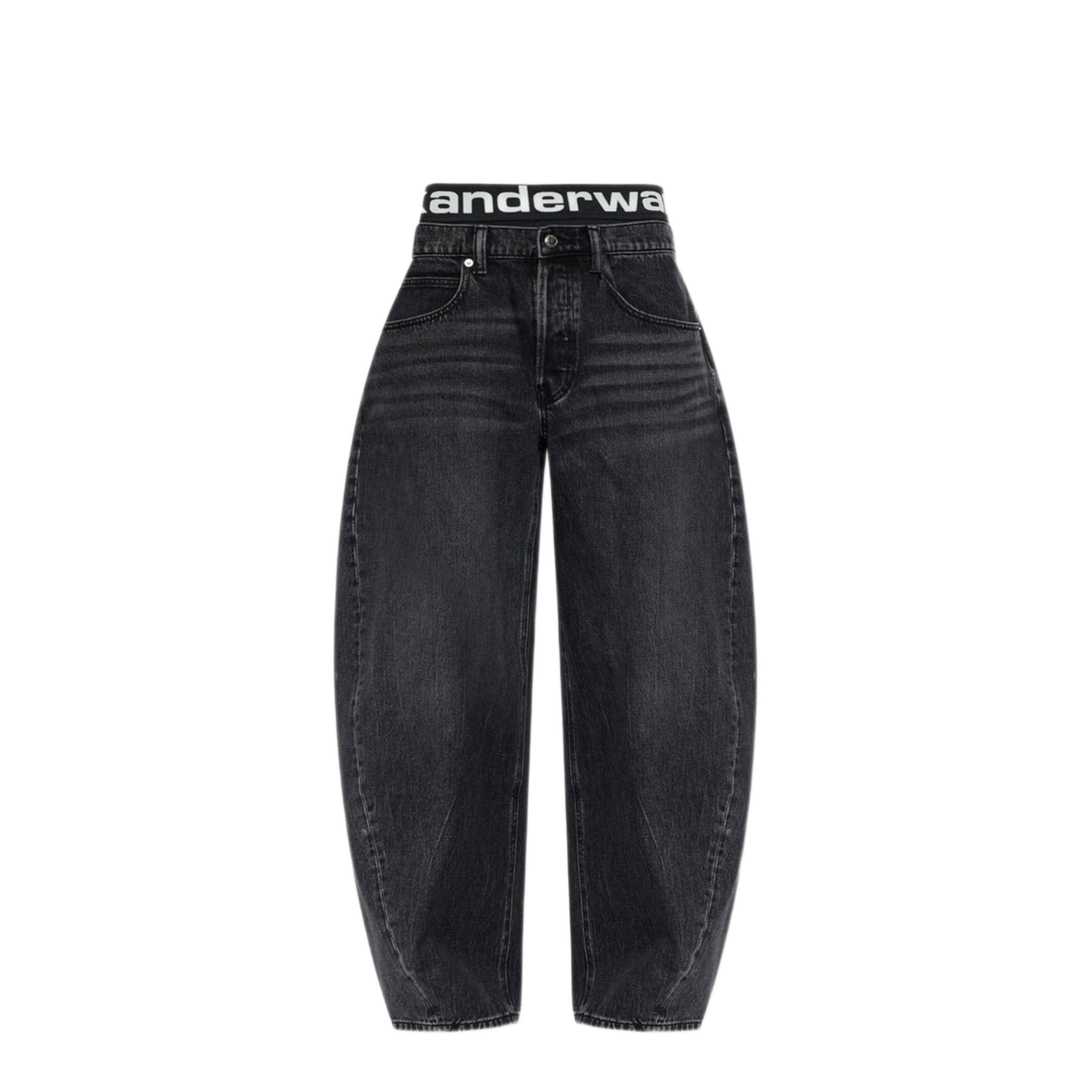 Blow-Up Jeans with Logo Bike Short Waistband - Image 1