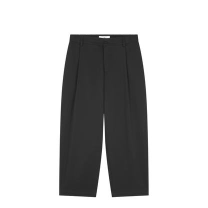Cropped Pleated Chino Pants - Image 1