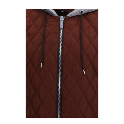 Quilted Hooded Bomber Jacket - Image 3