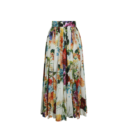 Flower Bouquet Print Skirt - Image 2