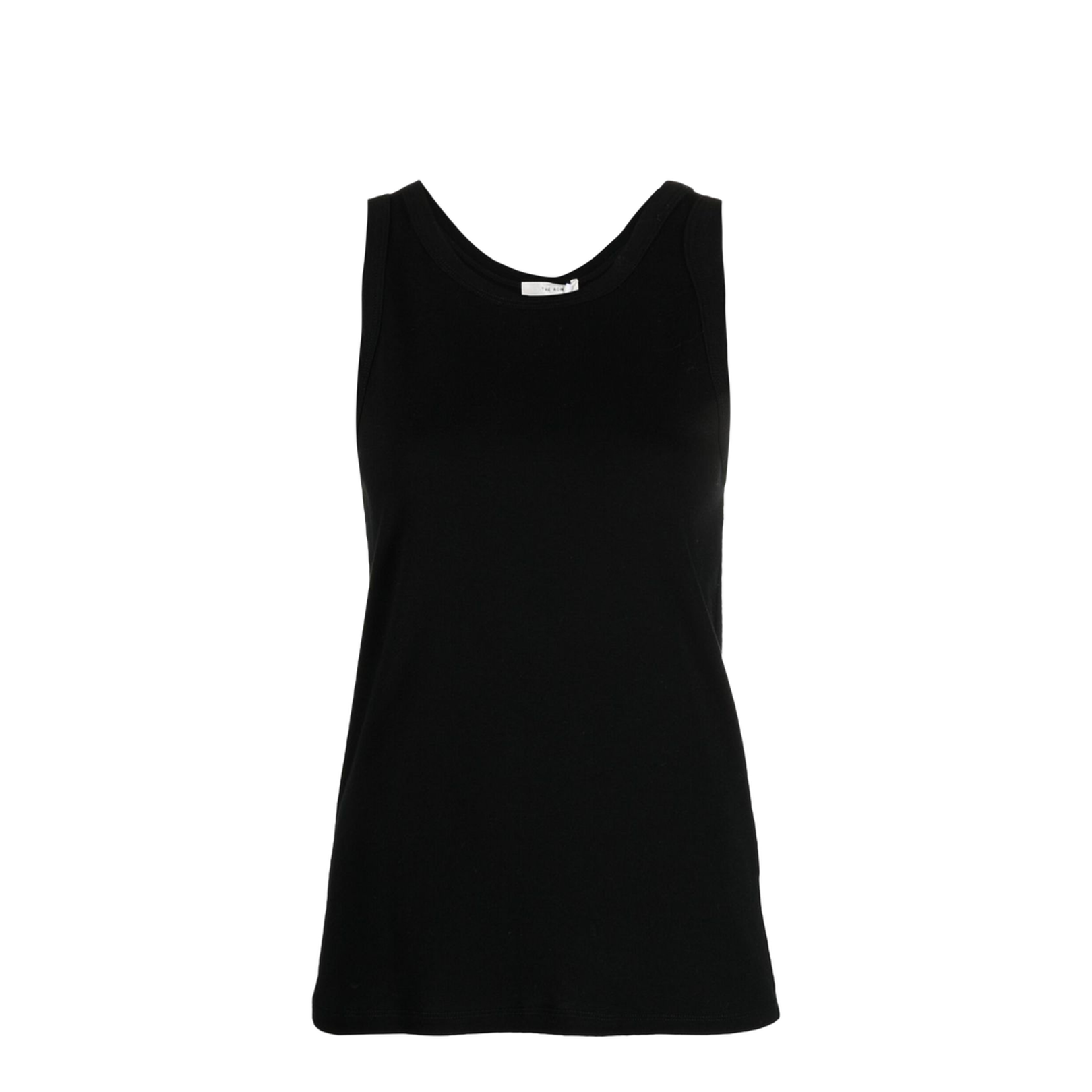 Frankie Tank Top Black in Organic Cotton - Image 1