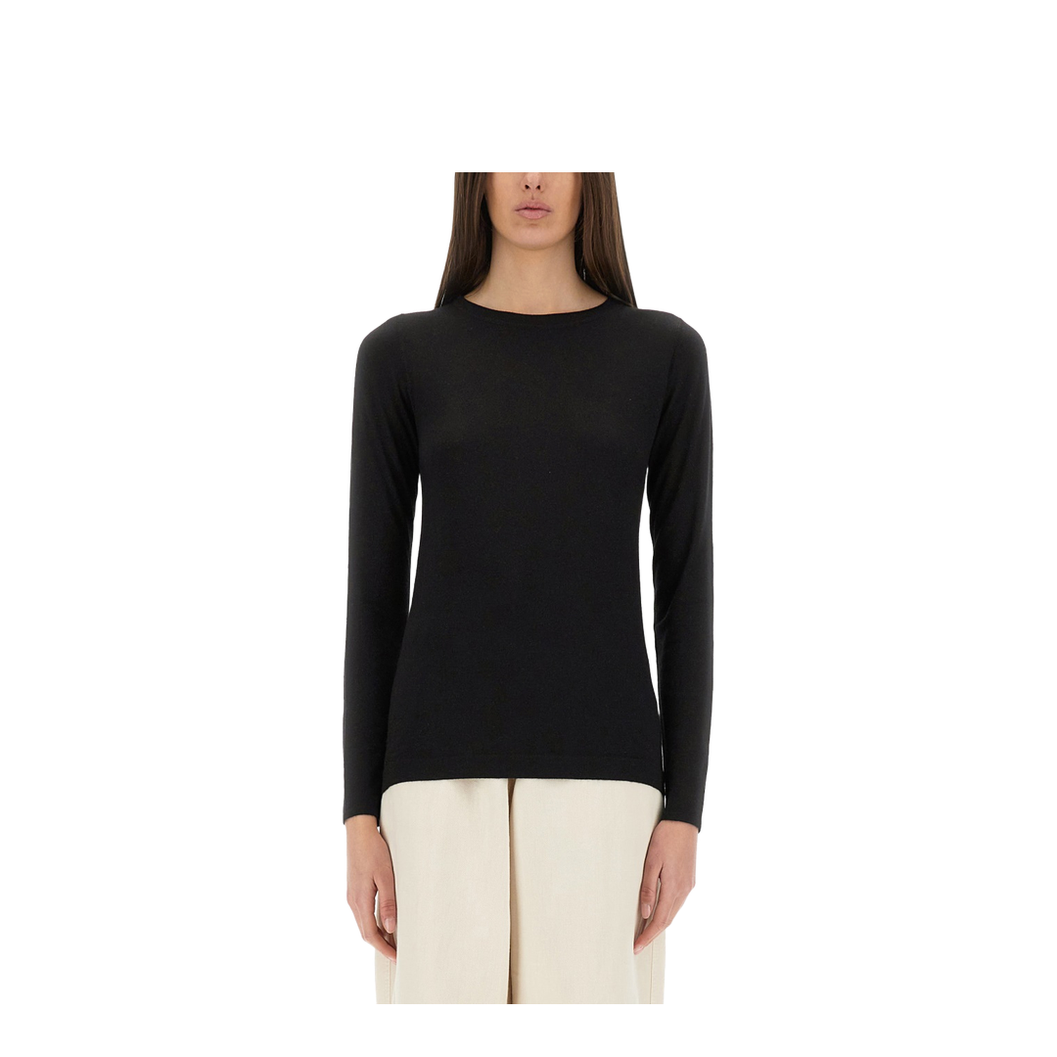 Cashmere And Silk Sweater - Image 1