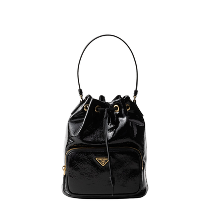 Duet Bucket Bag in Black Naplak - Image 1