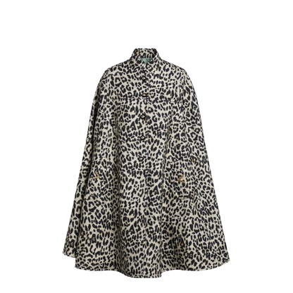 Cape In Wool Animal Print - Image 1