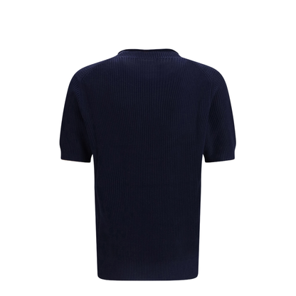 Cotton and linen knit T-Shirt - Image 2