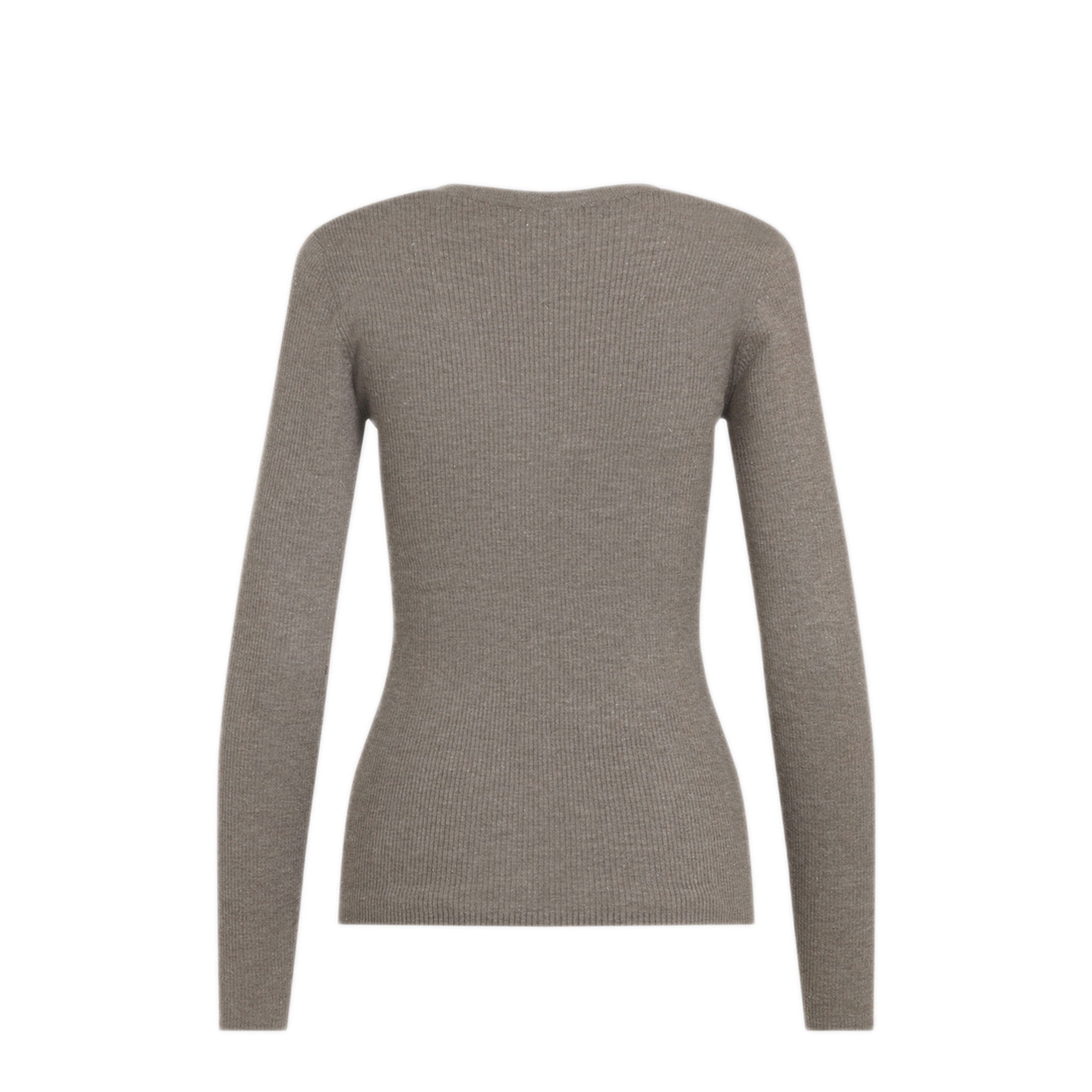 Ribbed V-Neck Sweater - Image 4