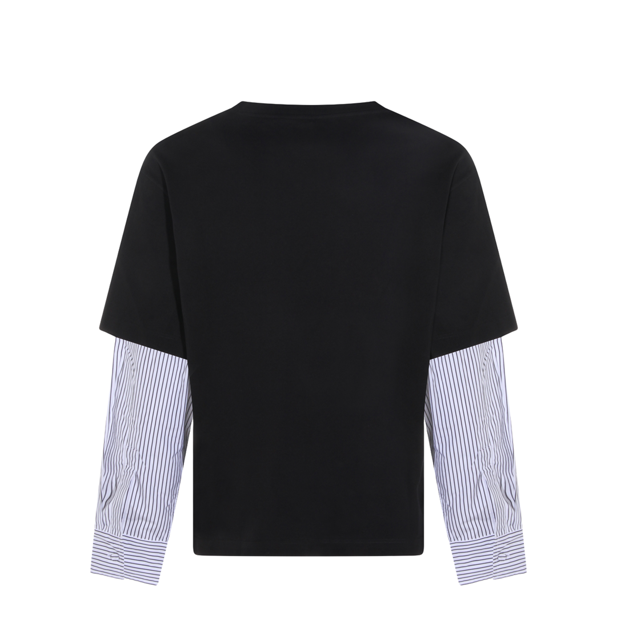 Long Sleeve Cotton Crew-Neck T-Shirt - Image 3