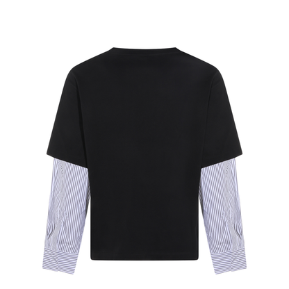 Long Sleeve Cotton Crew-Neck T-Shirt - Image 3