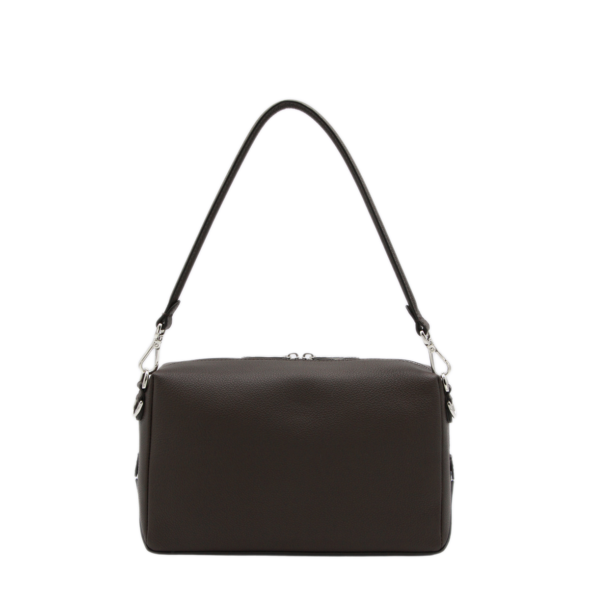 Lui Medium Leather Shoulder Bag - Chocolate brown - Image 5