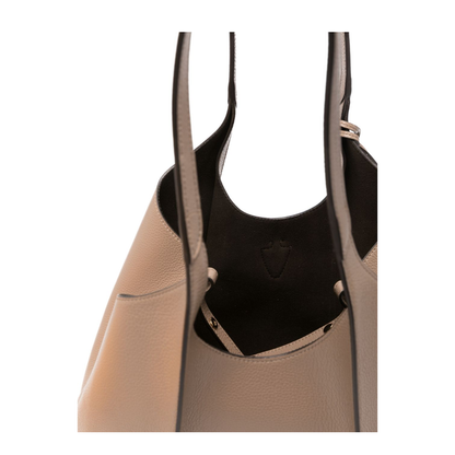 Mini Leather Tote Bag - Image 3