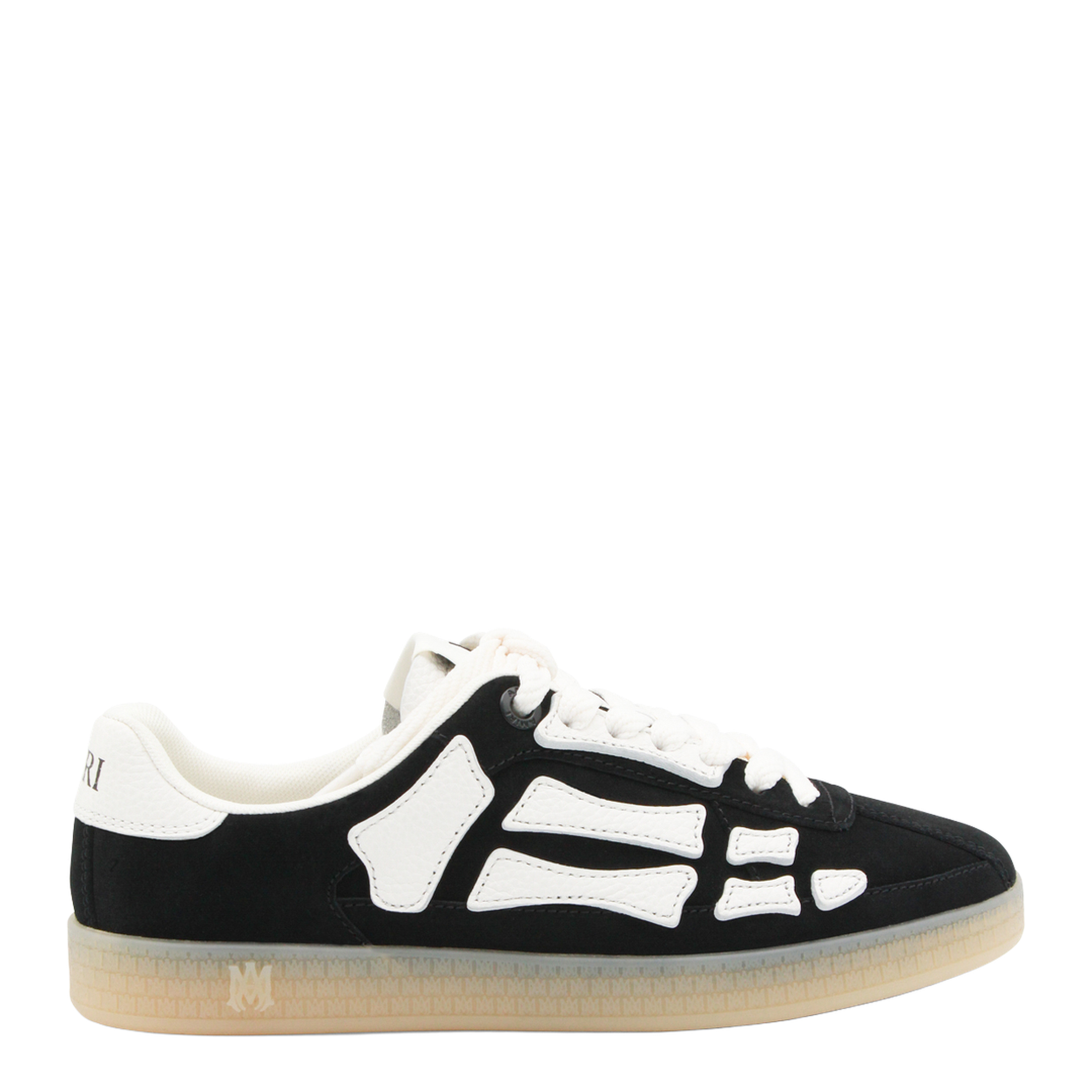 Pacific Bones Black Low Top Sneakers - Image 1