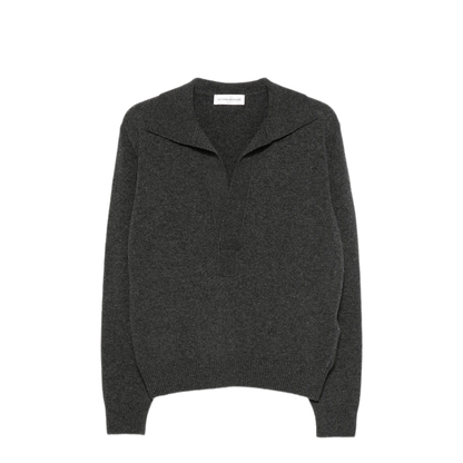 Genevieve Polo Jumper in Merino Wool - Image 1