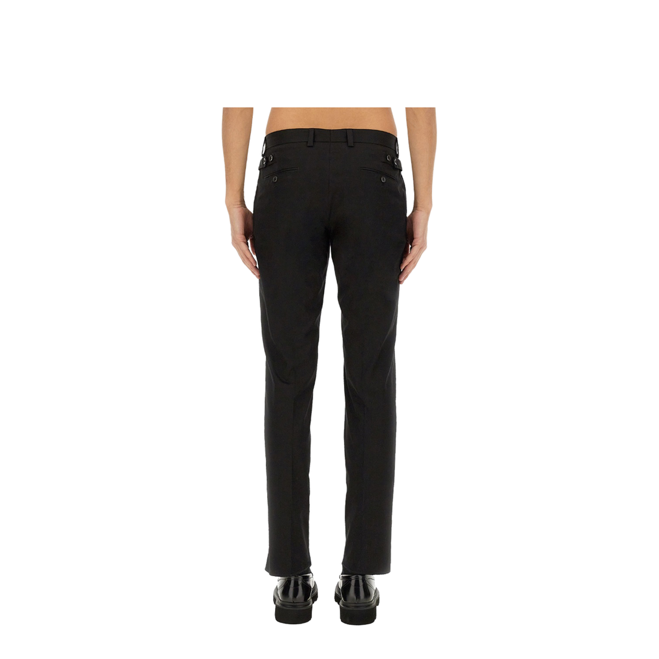 Cotton Tailored Pants - Image 3