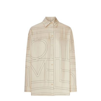 Embroidered Silk Shirt - Image 1