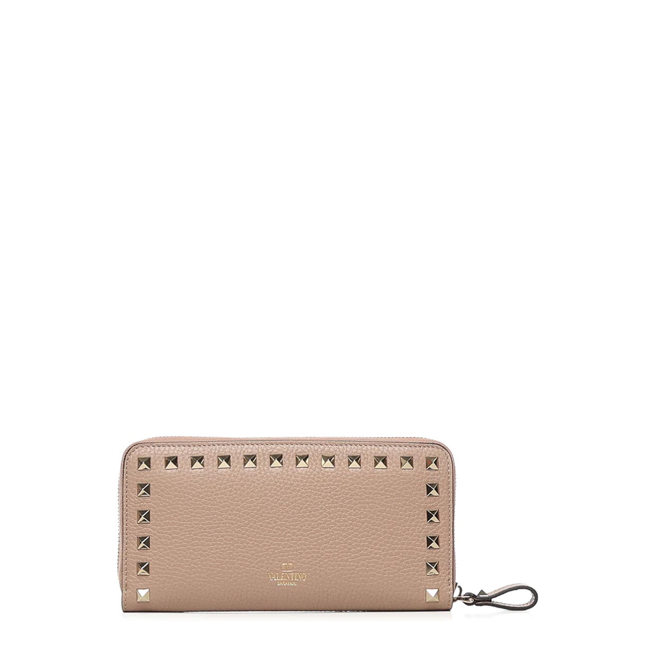 Rockstud Wallet Leather Pink - Image 1