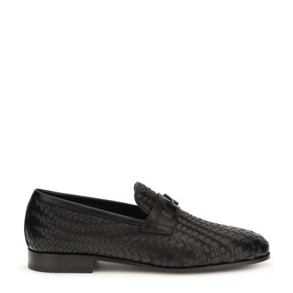 Woven Gancini Loafers - Image 1