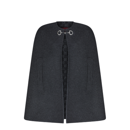 Wool and Silk Cape with Clamp - Image 2