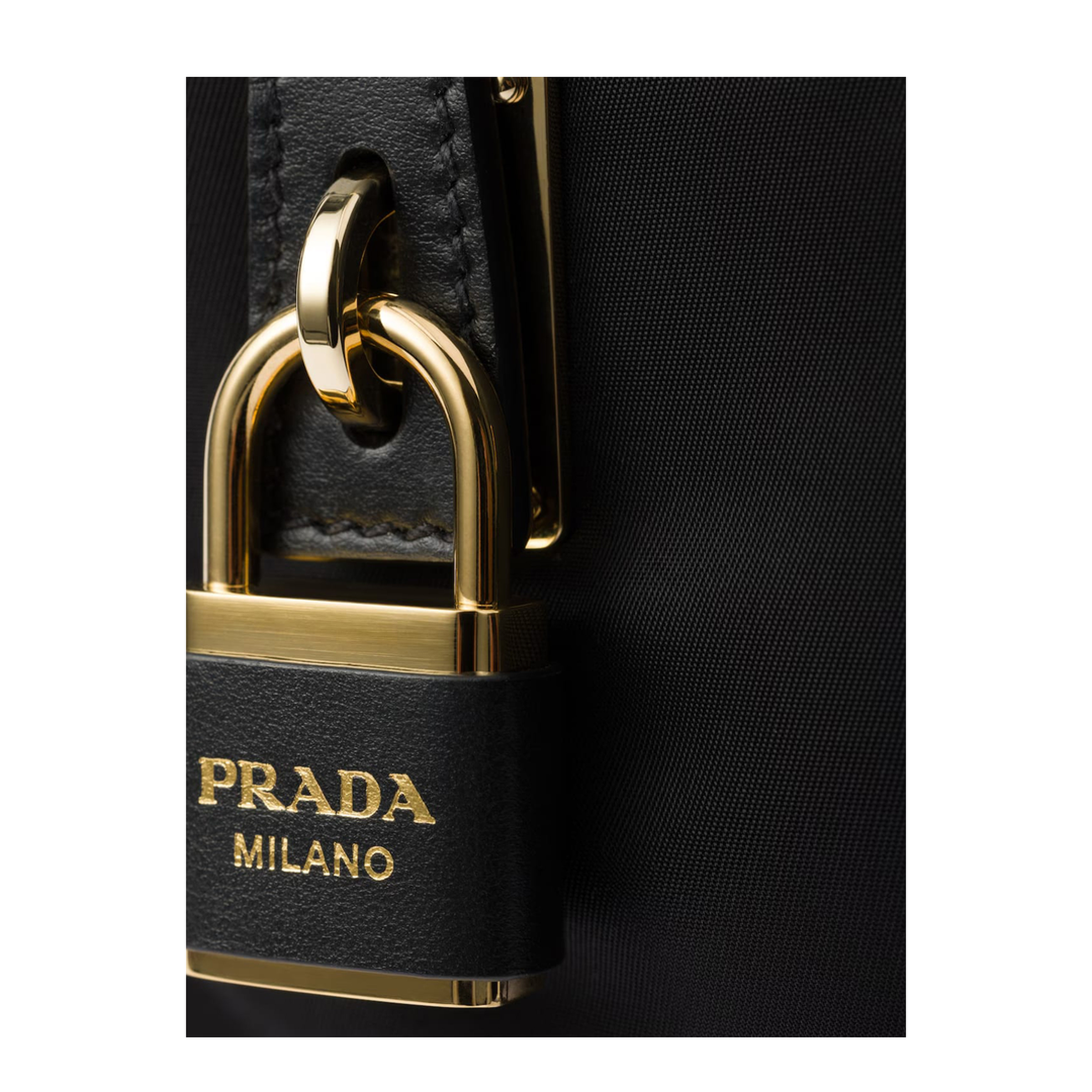 Small Nylon Shoulder Bag - Black - Image 2