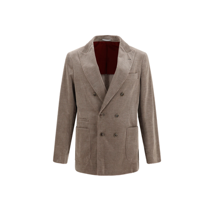 Double-breasted Corduroy Jacket - Image 1
