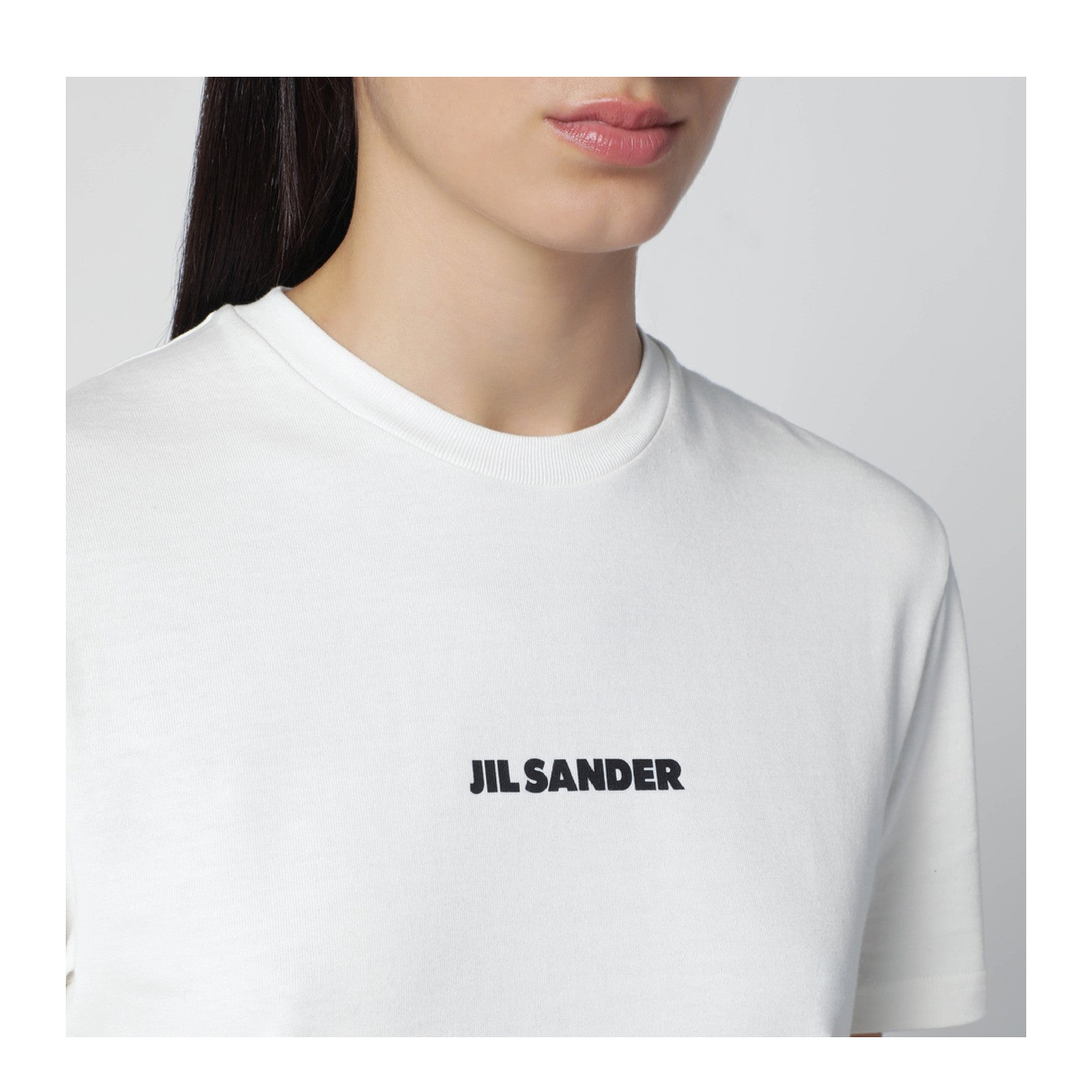 Crew Neck Cotton T-Shirt - Image 2