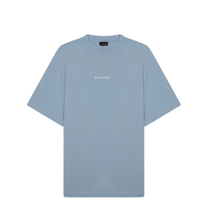 Back T-shirt Medium Fit in Light Blue/white - Image 1