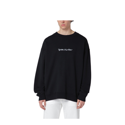 Black Script Arrow Diagonal Skate Sweatshirt - Image 1