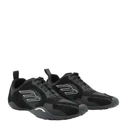 Black Nylon Monday Sneakers - Image 8