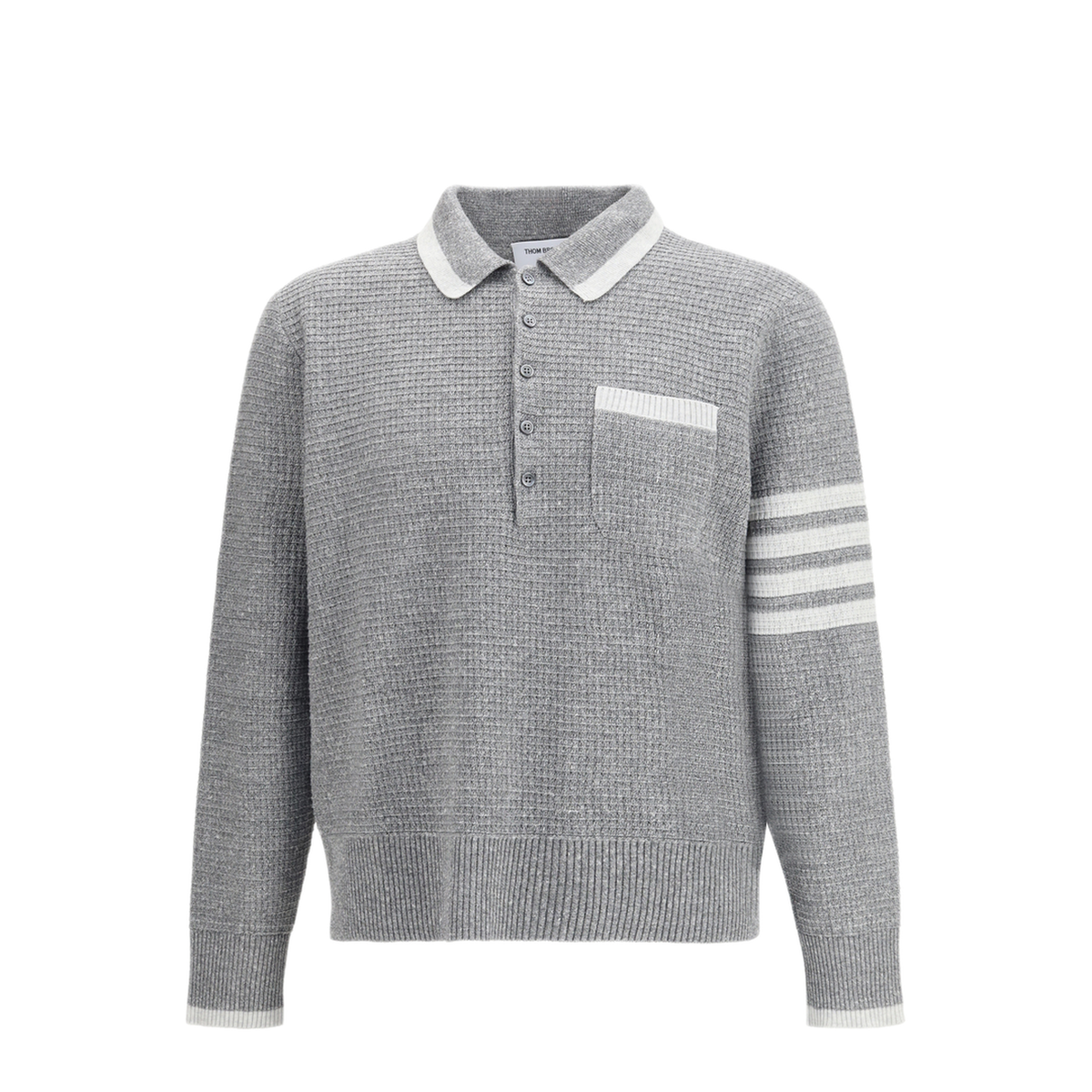 Knitted Polo Shirt - Image 1