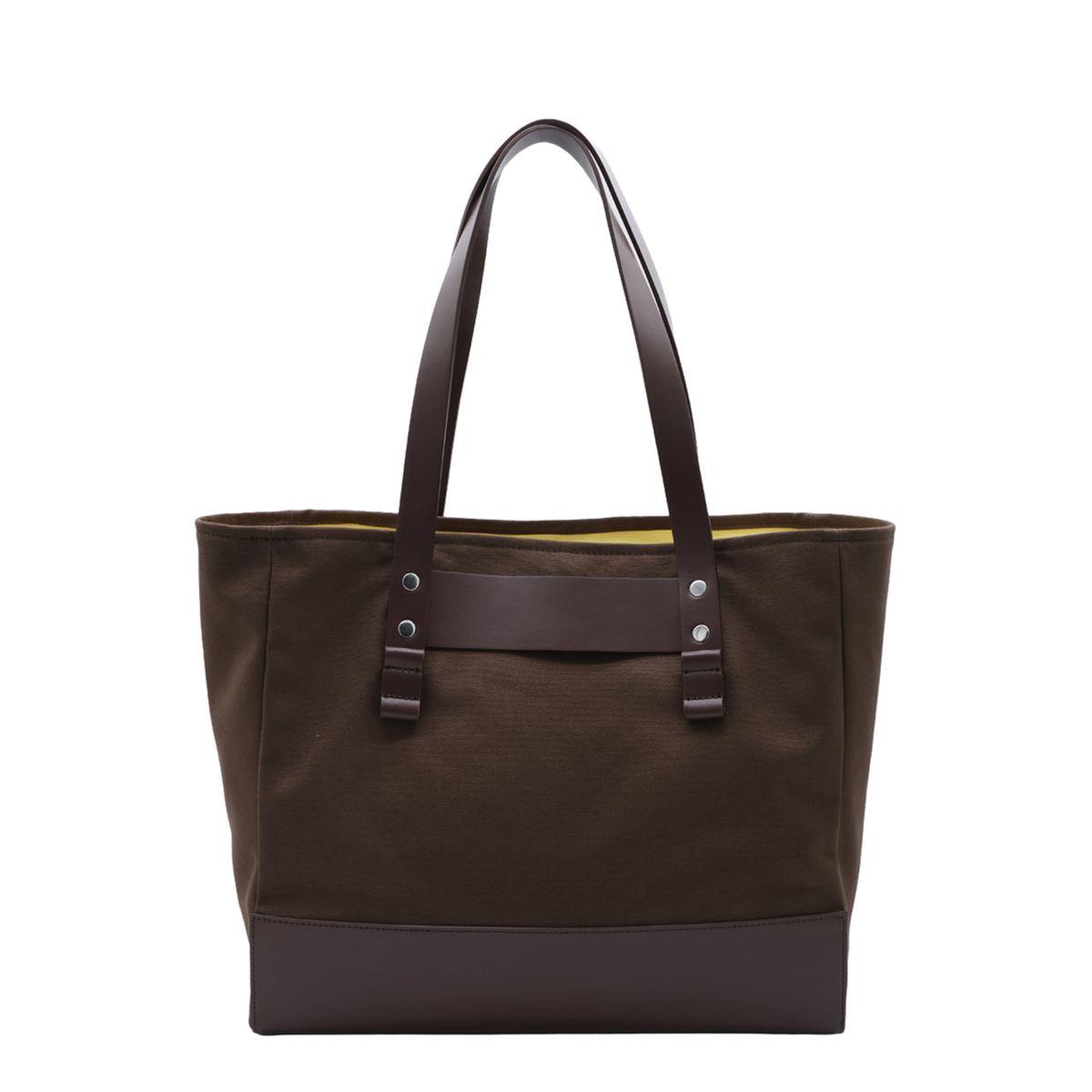 One Size Cotton Tote - Brown - Image 6