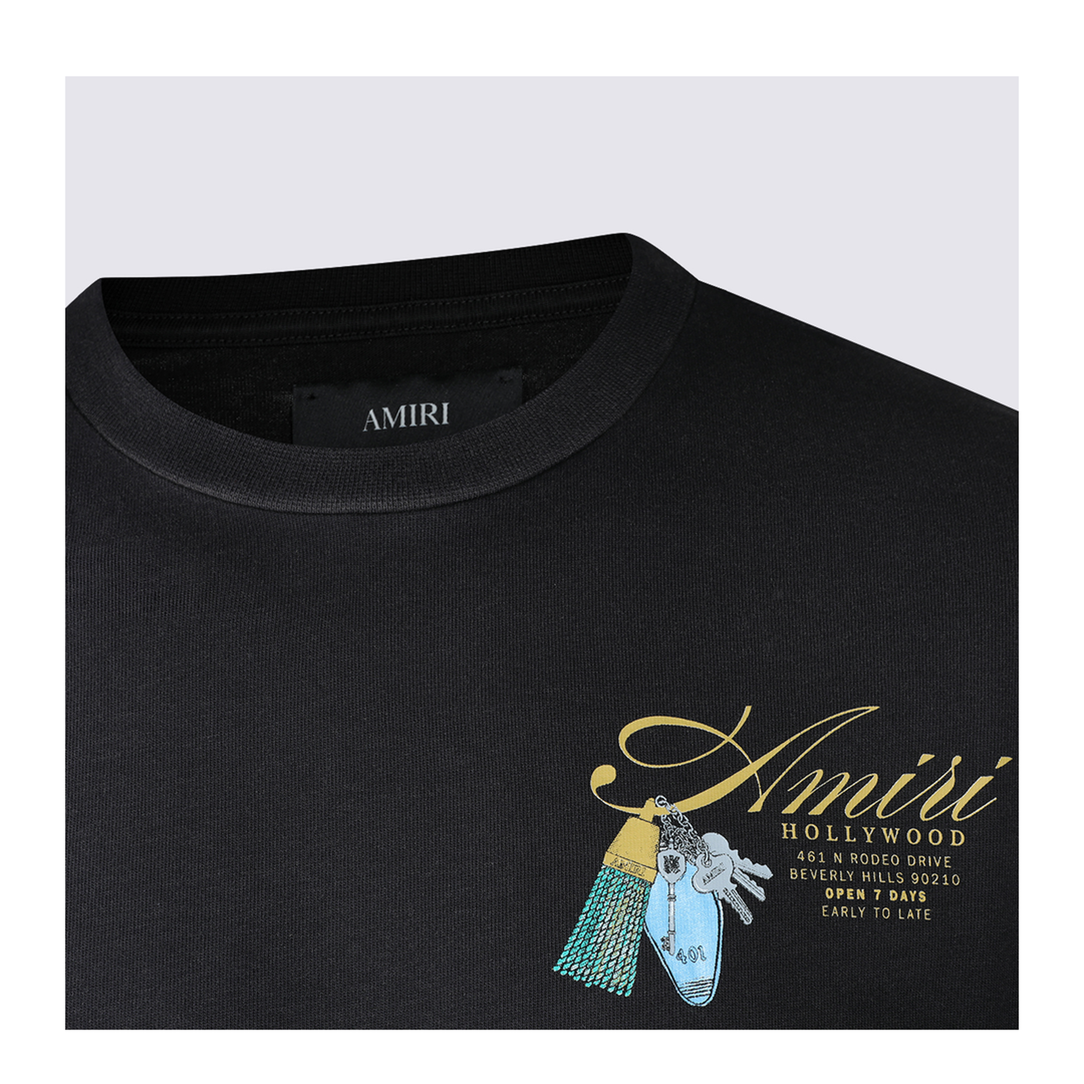 Logo Printed T-Shirts Black - Image 5