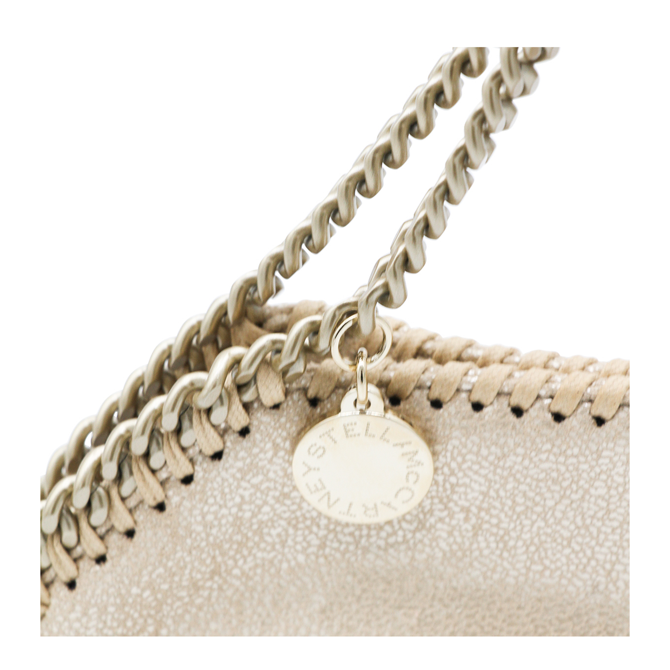 Falabella Tiny Polyester Handbag - Gold - Image 7