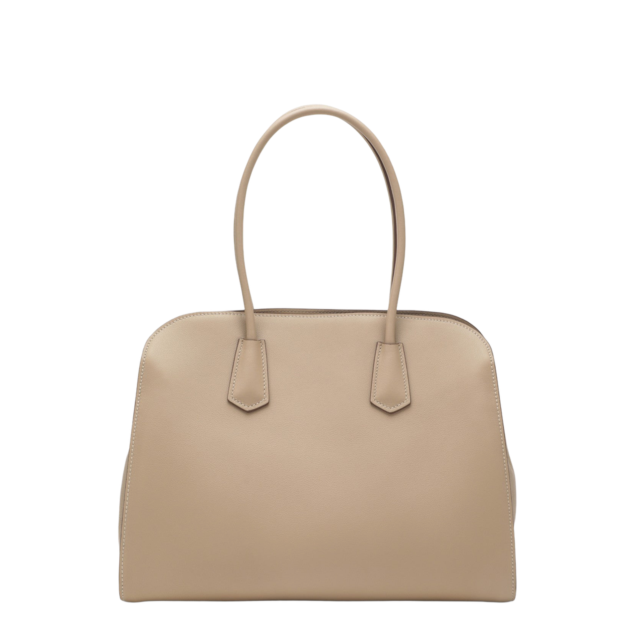 Large Calfskin Tote - Sand/Beige - Image 2