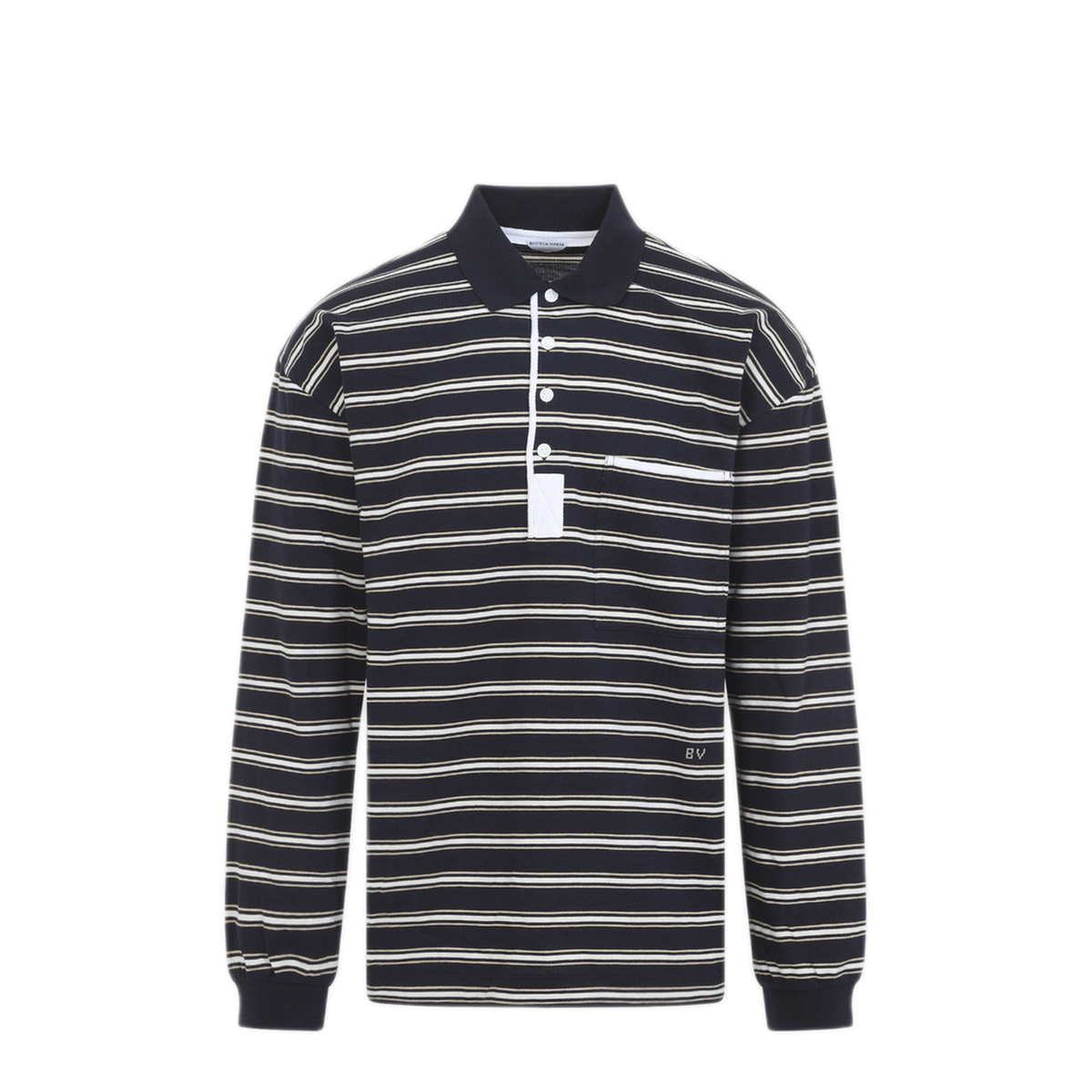 Striped Piquet Polo Shirt - Image 3