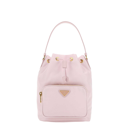 Bag in Re-nylon with Triangular Logo - Image 1