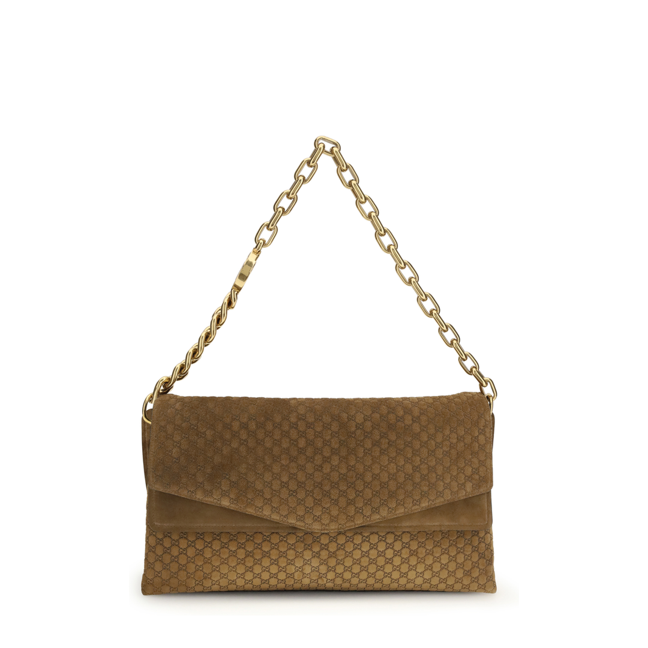 Large Suede Shoulder Bag - Image 1
