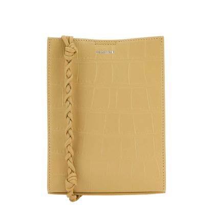 Beige Leather Small Tangle Shoulder Bag - Image 1