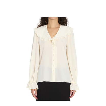 Fluid Silk Blouse - Image 1