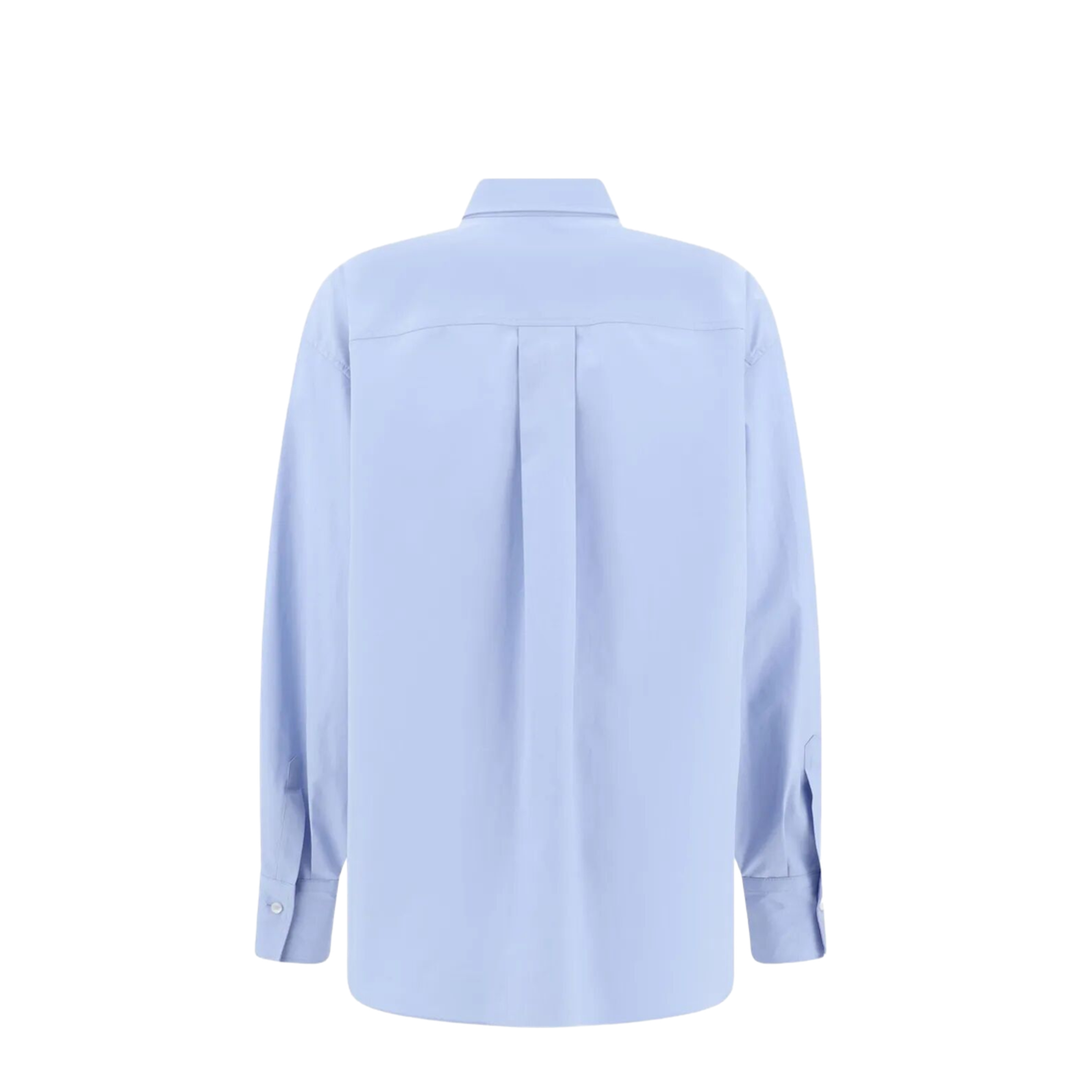 Shiny Detail Cotton Shirt with Pocket - Image 2