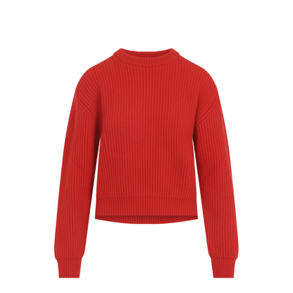 Ribbed Knit Sweater - Image 1