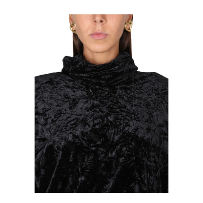 Velvet Turtleneck Top - Image 4