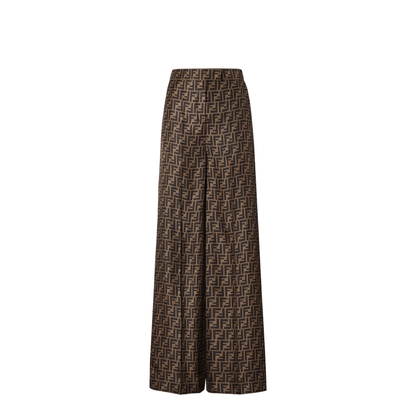 Trousers Silk Brown - Image 1